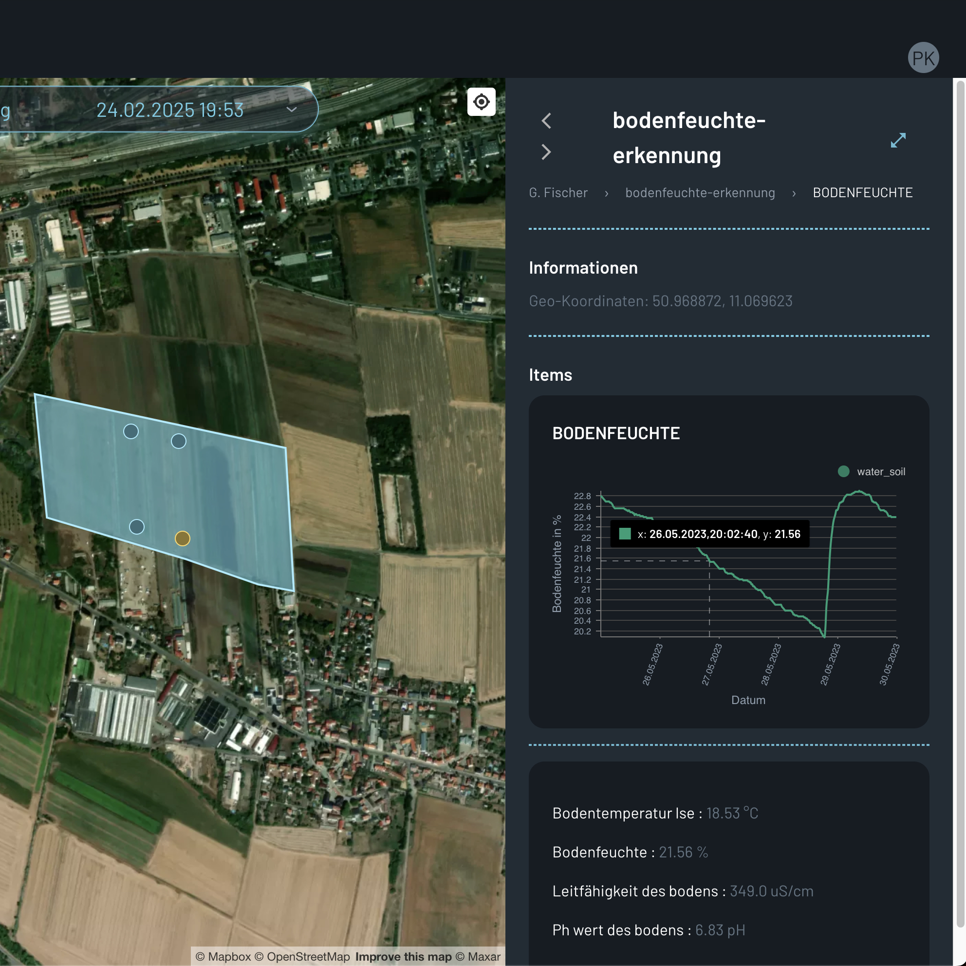 Alphanumerical Datapoint Widget